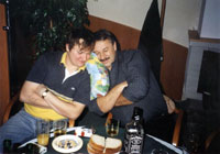 �nava po p�lnoci zleva :  Ren� Farga�, Milan Ligocki