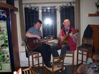 A no�n� kytarist� zleva :  Ren� Farga�, Honza �imonovi�