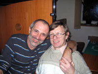 P�zuj�c� zleva :  Karel Konderla, Pavel Sikora