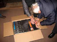 Milan Ligocki p�ipravuje oh�ostroj