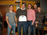 Dru�stvo dosp�l�ch zleva :  Tom� Farga�, Tom� Urbaniec, Daniel Byrtus, Martin Pis�rik, Jarmila Sikorov�