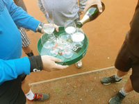 Slavnostn� p��pitek �ampa�sk�m