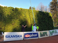 Vzty�ov�n� klubov�ch vlajek