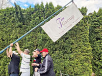 Vzty�ov�n� klubov�ch vlajek