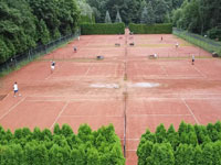 Pohled na are�l z dronu