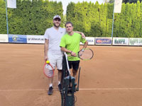 Finalist� fin�lov�ho turnaje zleva :  Marek �t�rba, Rostislav Martynek