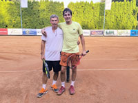 O 3.m�sto fin�lov�ho turnaje zleva :  Tom� S�kora, Marek Kujawa