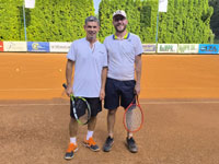 Semifinalist� fin�lov�ho turnaje zleva :  Tom� Sikora, Marek �t�rba