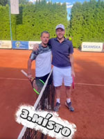 Semifinalist� fin�lov�ho turnaje zleva :  Rostislav Martynek, Marek �t�rba