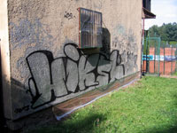 Star� posprejovan� fas�da