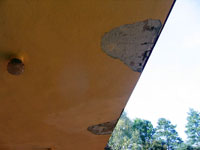 Po�kozen� om�tky balk�nu