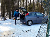 Autem se �palky do gar�e