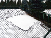 Oprava plotu na dvorci �.5 a �.6