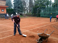 ... a tak� Petr Klus p�i br�g�d�ch