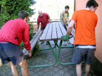 Na z�v�r venkovn� posezen�