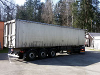 Dovoz antuky kamionem