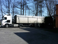 Dovoz antuky kamionem