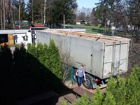 Dovoz antuky kamionem