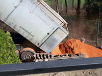 Dovoz antuky kamionem