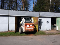 Rozvoz antuky Bobcatem