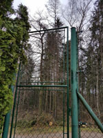 Opraven� vstupn� branka