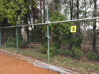 Oprava plotu a potrub�