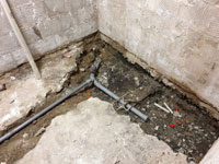 Rozvody vody v podlaze