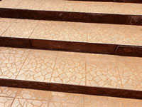 Oprava dla�by na schodech