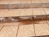 Oprava dla�by na schodech