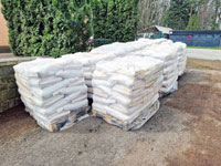 Slo�en� antuka na palet�ch