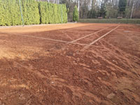 Pohled na dvorce po zim�