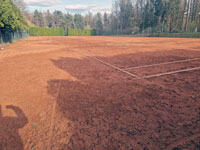 Pohled na dvorce po zim�