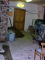 Pohled na vstup do baru