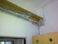 Praskl� potrub� �atna mu�i