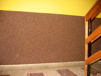 Malby a sokl na schodech