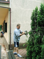 Ren u venkovnho posezen