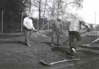 Rok 1991 vlevo :  Karel Farga, Oldich Karel, Ladislav Miu