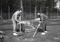 Rok 1991 zleva :  Jaroslav Gajdo, Karel Noga
