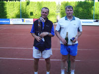 Finalist dvouhry 38 - 48 let zleva :  Jan Blank, Milan Novk