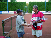 Finalist dvouhry od 49 let zleva :  Milan Bonek, Mateusz Waliczek