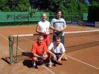 Finalist tyhry 70 - 85 let zleva a shora :  Petr Gavlas, Jan Sagan, Jan Grzegorz, Daniel Klimek