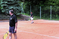 Fin�lov� boje zleva :  Ale� Dobesch, Ren� Farga�