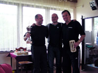 V�t�zov� zleva :  Ale� Dobesch, Tom� Franek, Ren� Farga�