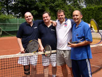 Drustva Skanska I a W.F.K. Corporate zleva :  Roman Hladonik, Ren Farga, Richard Krl, Jan Wolny