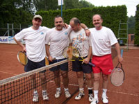 Finalist zleva :  Ji Dohnal, Roman Huka, Petr Gavlas, Ale Dobesch