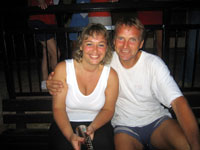 Chv�le po turnaji zleva :  Ivana Mikulov�, Jan Jadamus