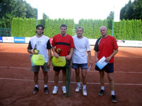 Finalist tyhry do 79 let zleva :  Vlastimil Wojnar, Richard Krl, Jan Jadamus, Milo Jadamus