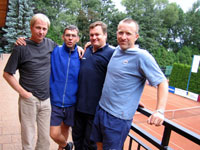 Organizan vbor zleva :  Vlastimil Jeek, Vladislav Wojnar, Ren Farga, Karel Kavulok