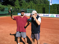 Vtzov turnaje zleva Richard Konderla, Ivan Zboran