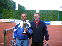 Finalist dvouhry 38 - 48 let zleva :  Vlastimil Sargnek, Milan Novk